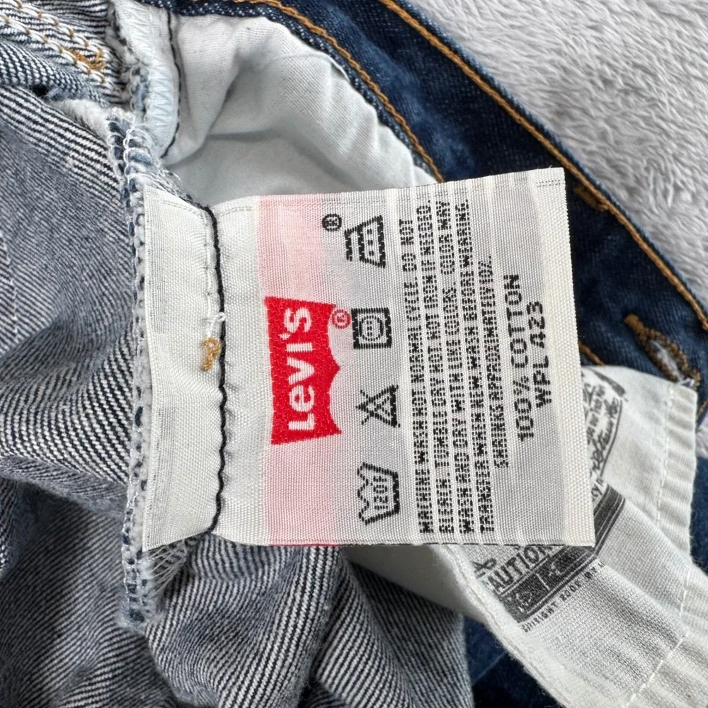 VTG Levi's Jeans Mens 34x32 Fit 32x29 501XX Button Fly Straight Leg Denim Y2K